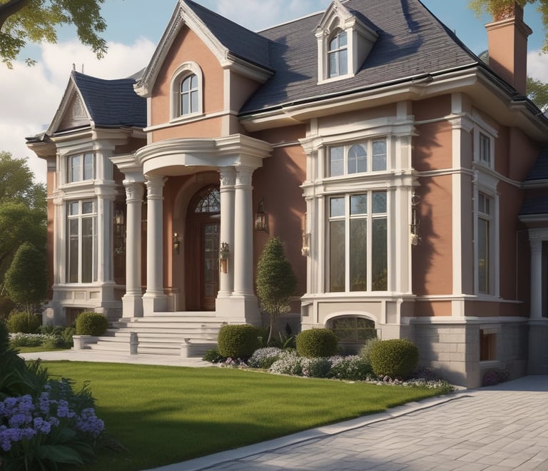 A skilled construction worker carefully measuring wood beams on a building site.