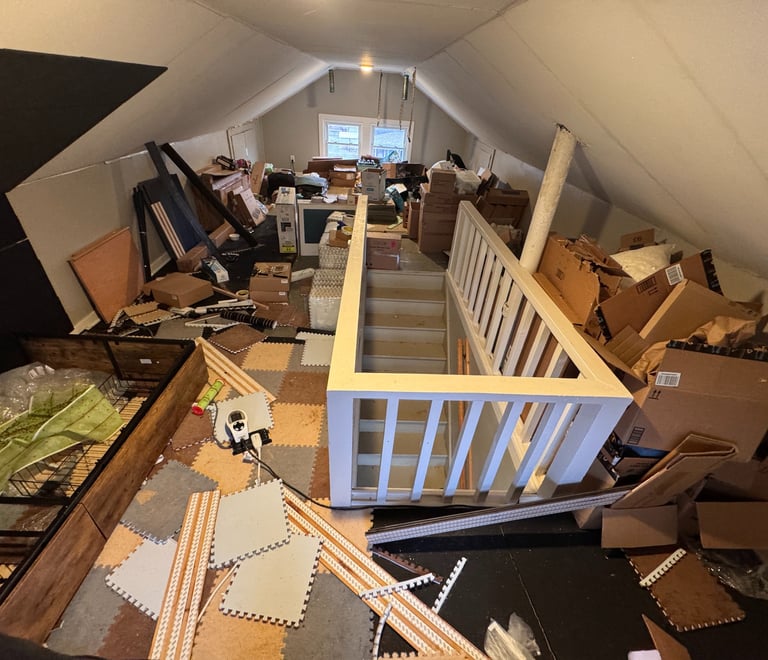 Attic Cleanout in Lima Ohio