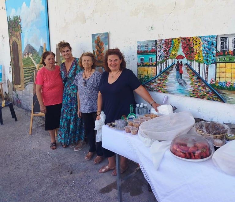 Community painting event organized by the Alagni Cultural Association.