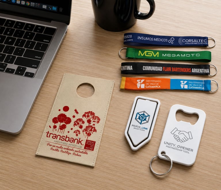Productos promocionales económicos y merchandising publicitario para campañas masivas