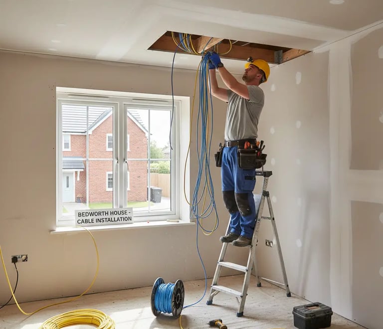 Data Cable Installation In Bedworth By Electrician