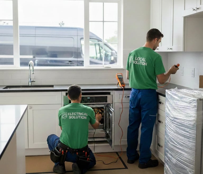 home appliance installation in Bedworth Warwickshire Fitting Electric cooker