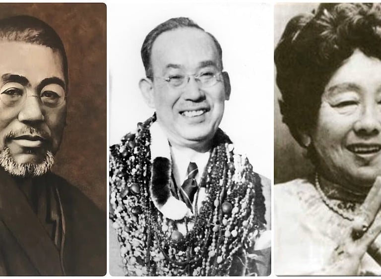 Mikao Usui, Hiyashi, and Takata