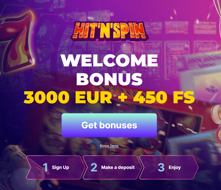 Hitnspin casino bonus