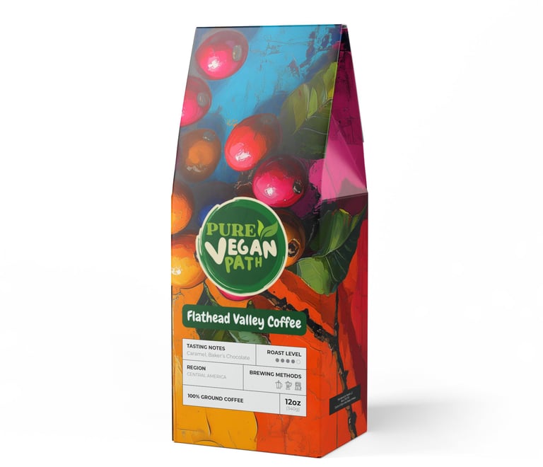 Flathead Valley Coffee Blend - Medium-Dark Roast with Chocolate & Caramel Notes