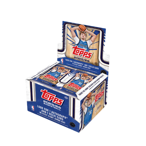 2025-26 Topps Basketball hobby box sealed packaging with NBA logo