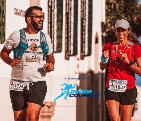 Athlètes participant à une course de marathon