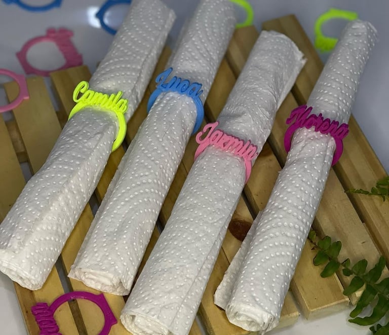 Servilletero personalizado eventos de kreaZIN.