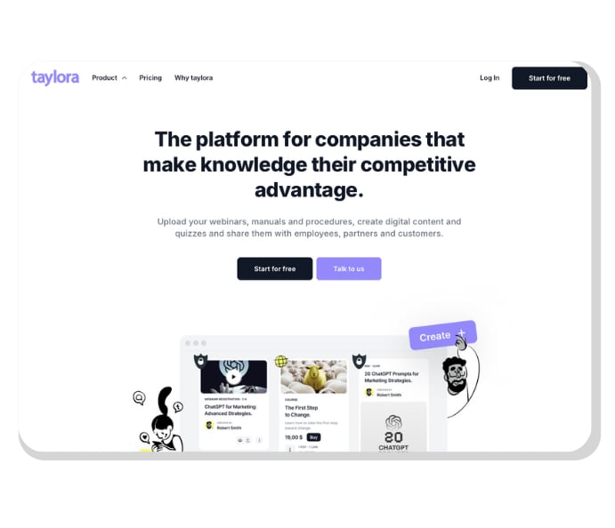 Taylora – piattaforma AI data-driven per formazione e rete commerciale sviluppata da Chiron