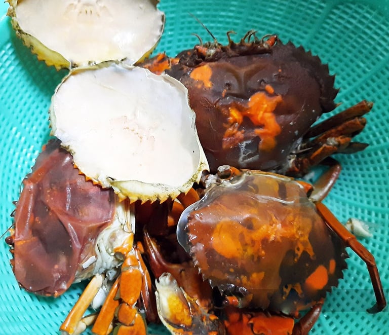 double skinned crabs