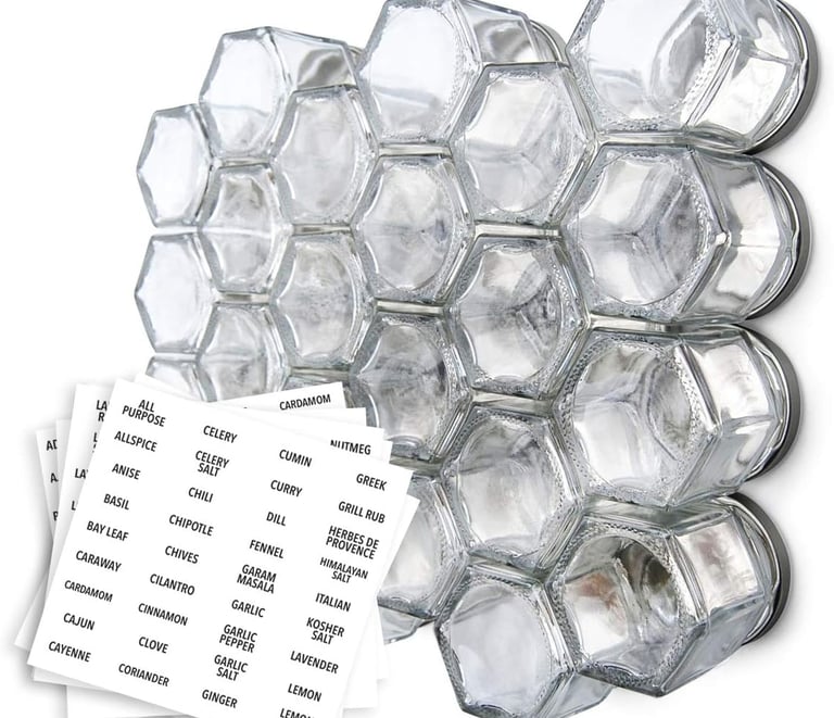 magnetic spice jars