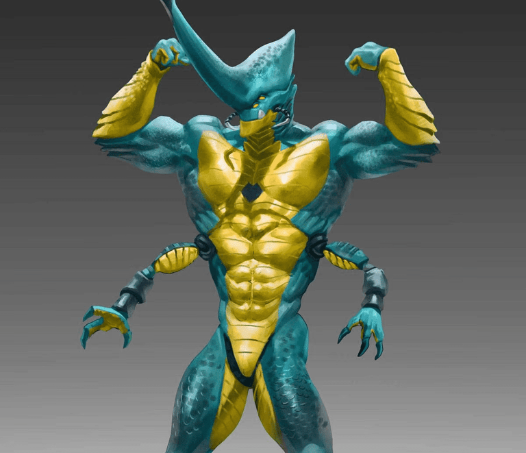 Rhino Beetle Hybrid Creature | Character Design