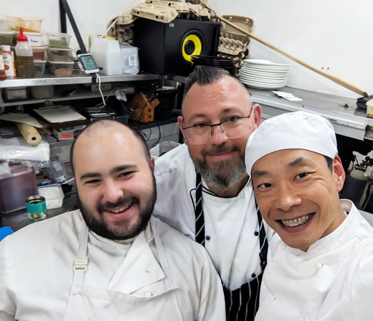 Vincent, a chef at Darlington Estate in Perth.