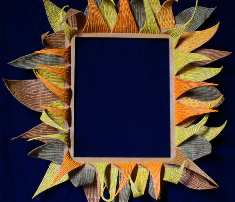 Cempasuchil, 2025, pine, cane, reed