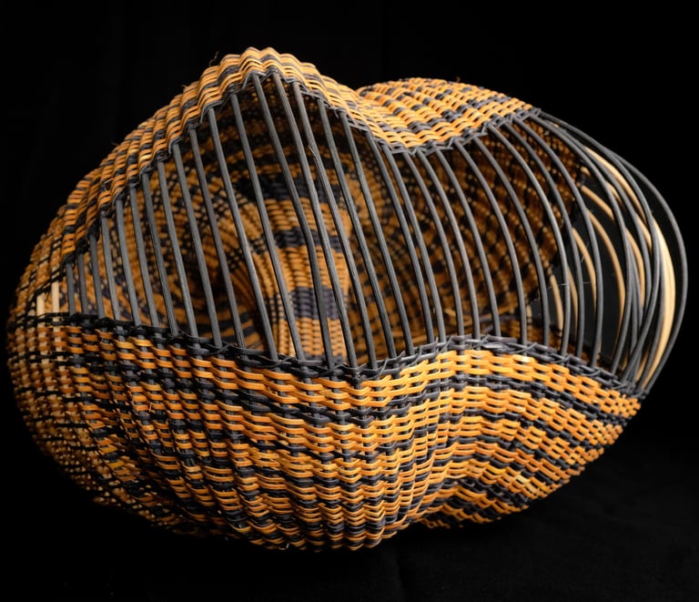 The Winter of Our Discontent, 2023, cane, reed