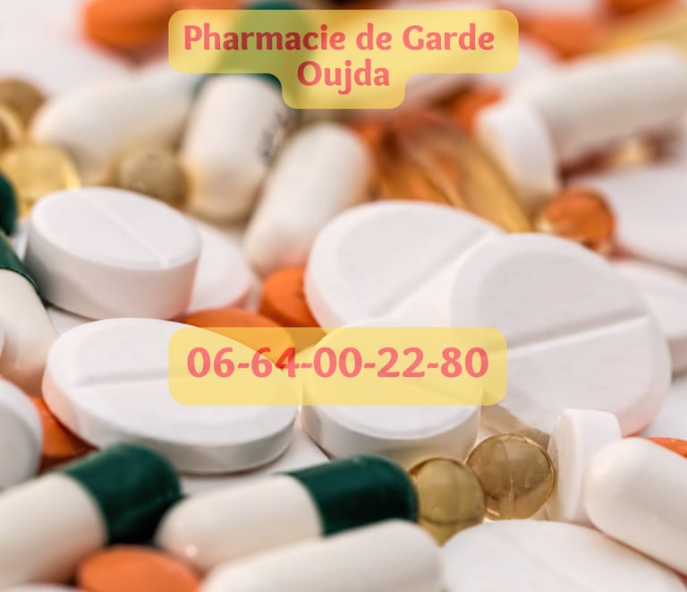 Pharmacies de garde à Oujda