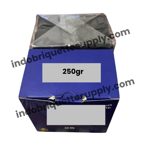 250gr Inner Box Packaging Full Color Square Coconut Charcoal