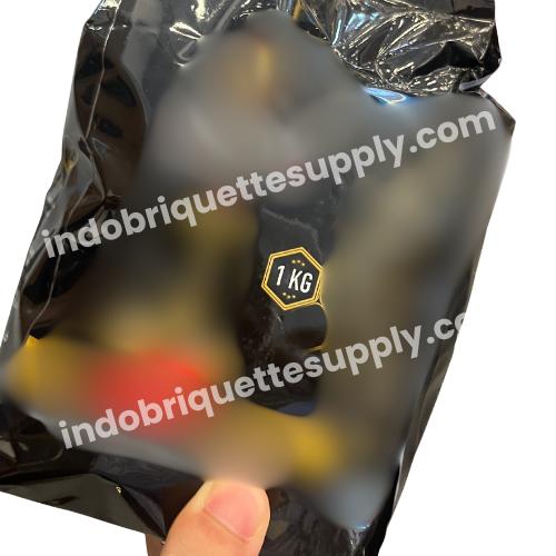 1KG Inner Plastic Packaging Full Color Coconut Charcoal