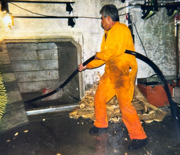 a man in a yellow suit and orange jumpsuituits