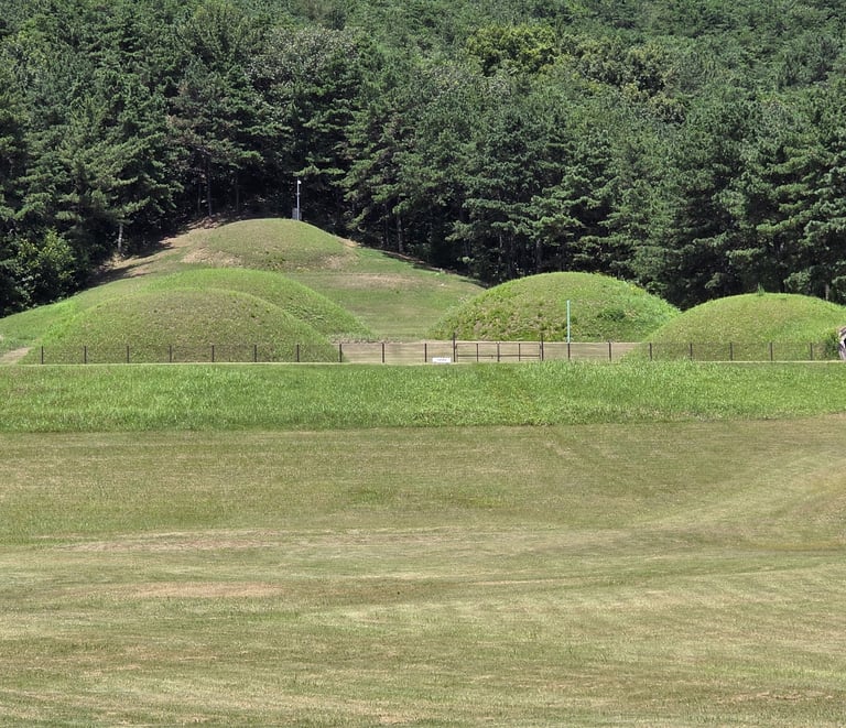 The Neungsan-ri Royal Tombs in Buyeo Royal Tombs Park