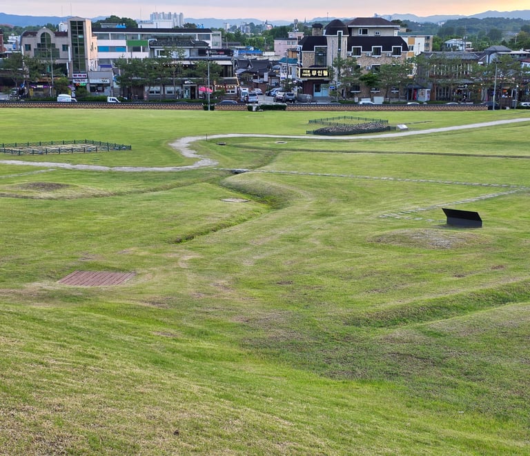 Gwanbuk-ri archaeological site near the Busosanseong main entrance