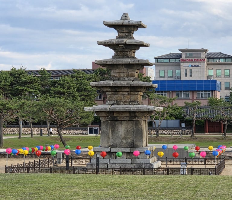 Jeongnimsa's five-storey stone pagoda