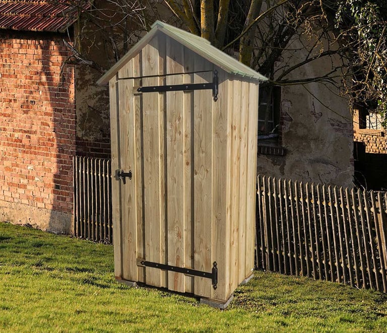 cabane de jardin et cabine de plage en bois