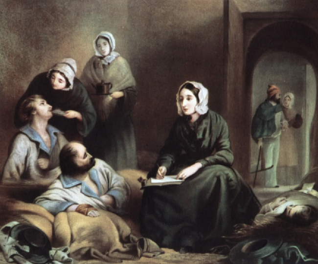 Florence fazendo suas anotações