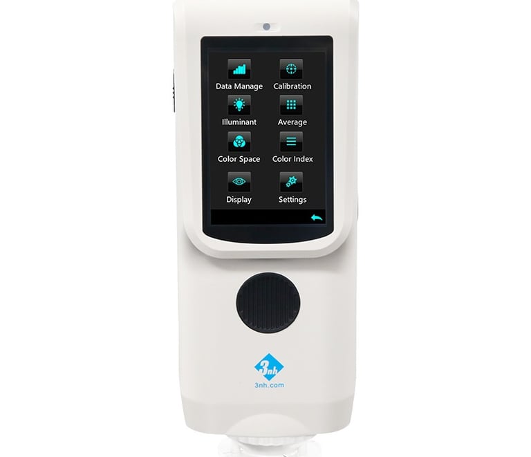 a cell phone with a white and blue screen