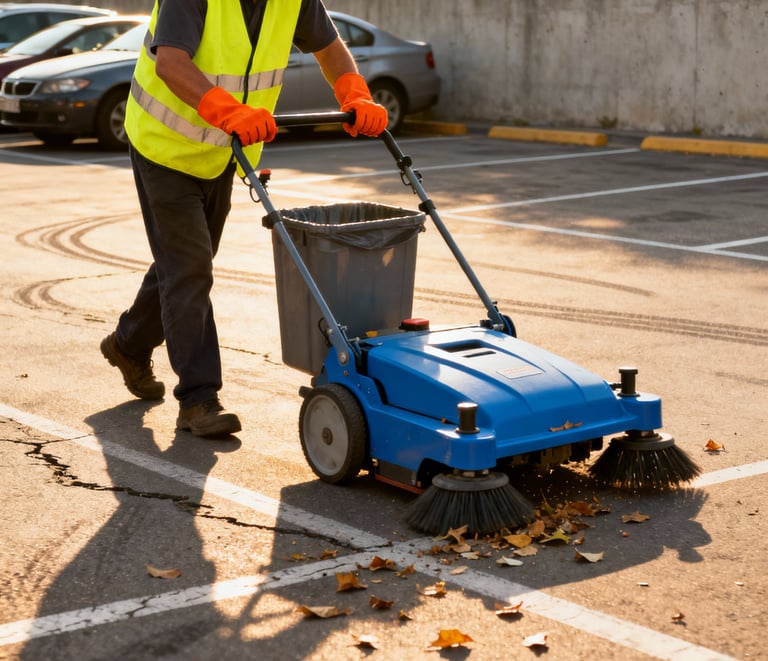 Nettoyage de parking