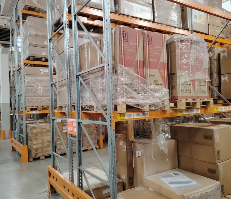 Scaffalatura porta pallet