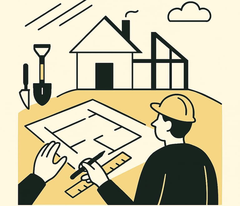 La construcción. Una casa que crece. Arquitectura con sentido.
