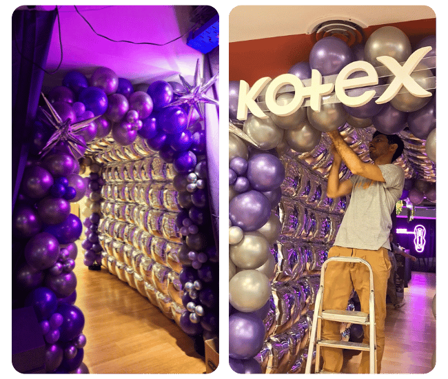 Globos para eventos corporativos