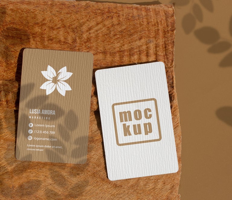 Carte de visite papier conqueror