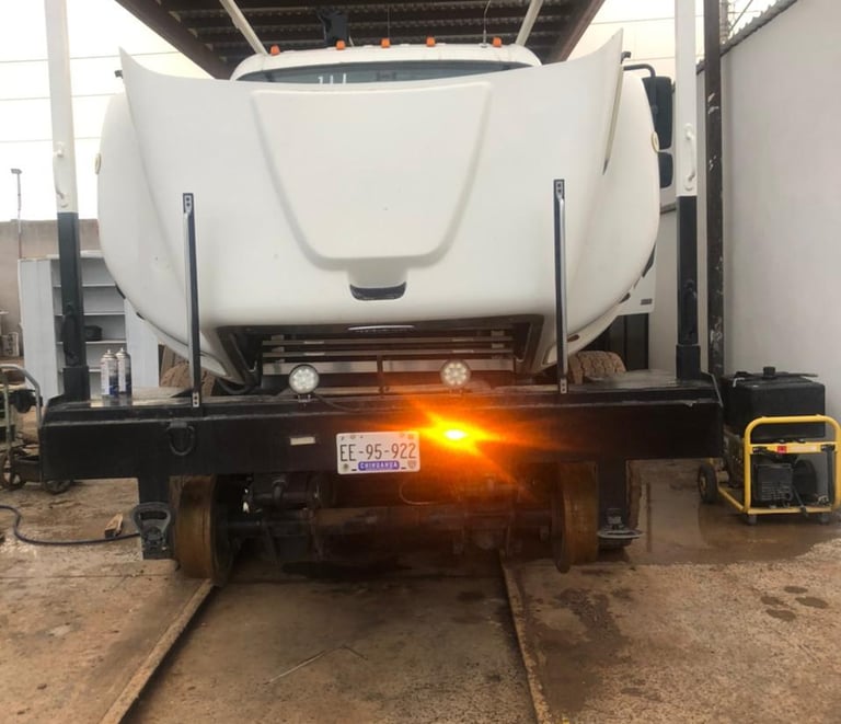 mantenimiento camion hi rail