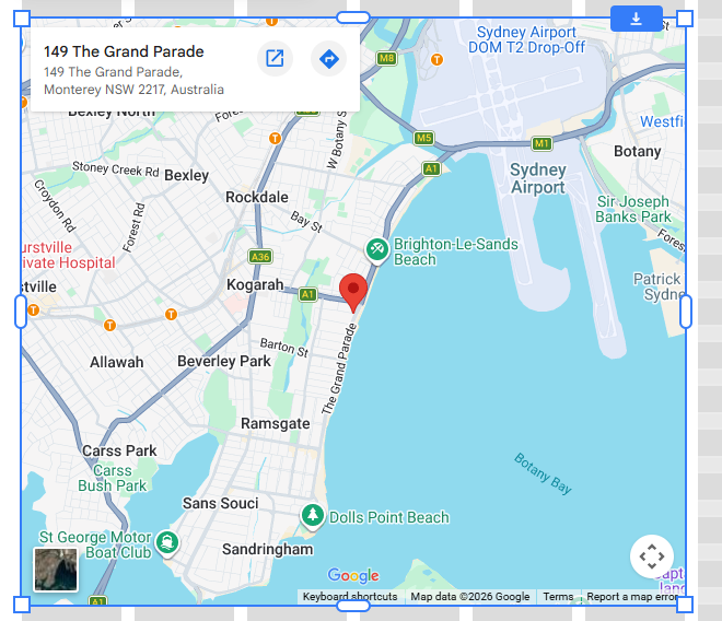 map of the address of Burnsea EVA thongs