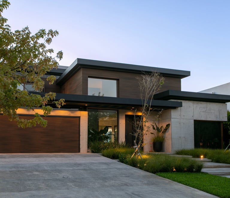 Albanueva frente atardecer