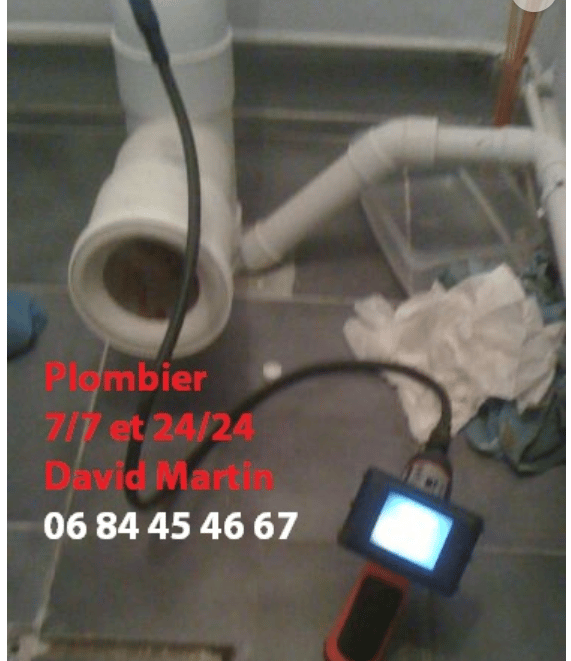 Test caméra recherche de fuite d'eau Tassin La Demi Lune