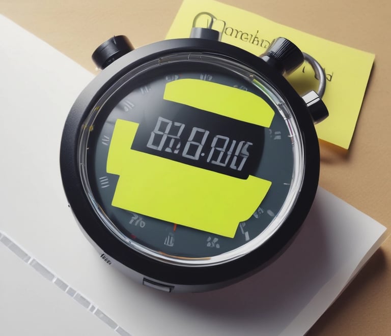 A clock and calculator symbolizing customized hourly billing.