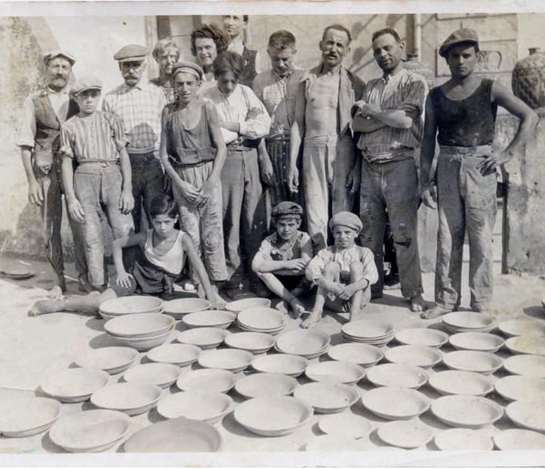 Artisans céramistes de Vietri-sul-Mare, première moitié du XXème siècle