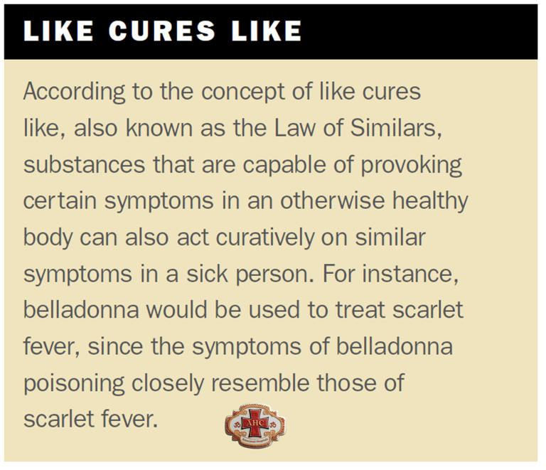 Like cures like AHC OPD Homeopathy