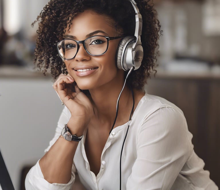 una persona aprendiendo una carrera online