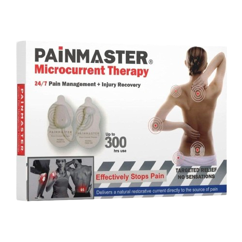 Box of Painmaster Microcurrent Therapy patches,