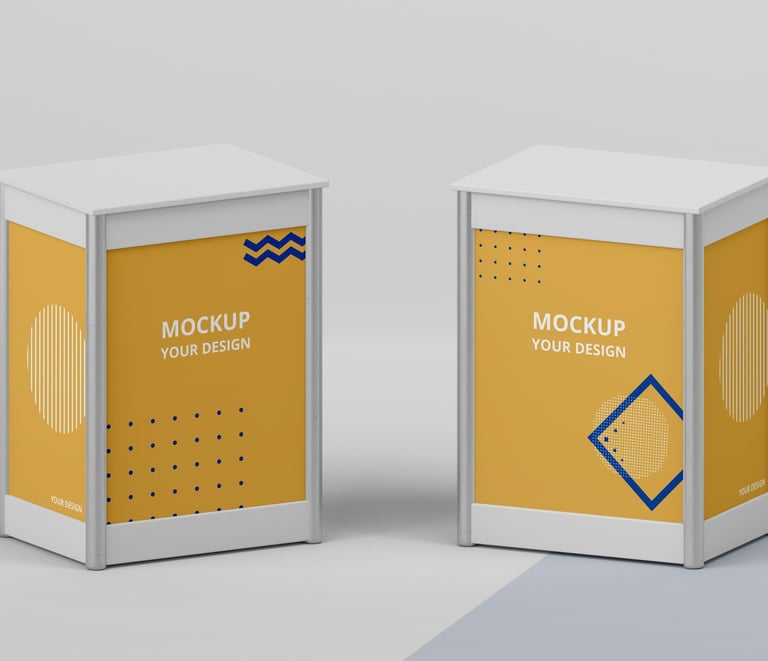 Comptoirs d'exposition