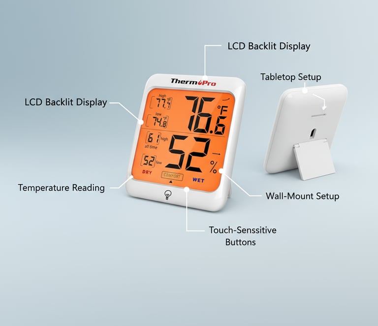 Thermo Hygro Meter TP53
