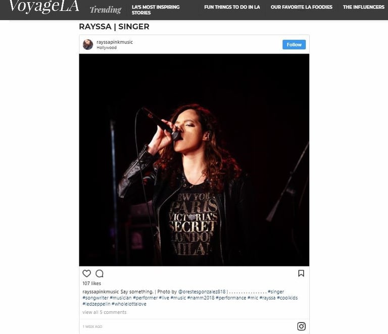 Rayssa Slater SAG Actor & Musician - voyage la article 