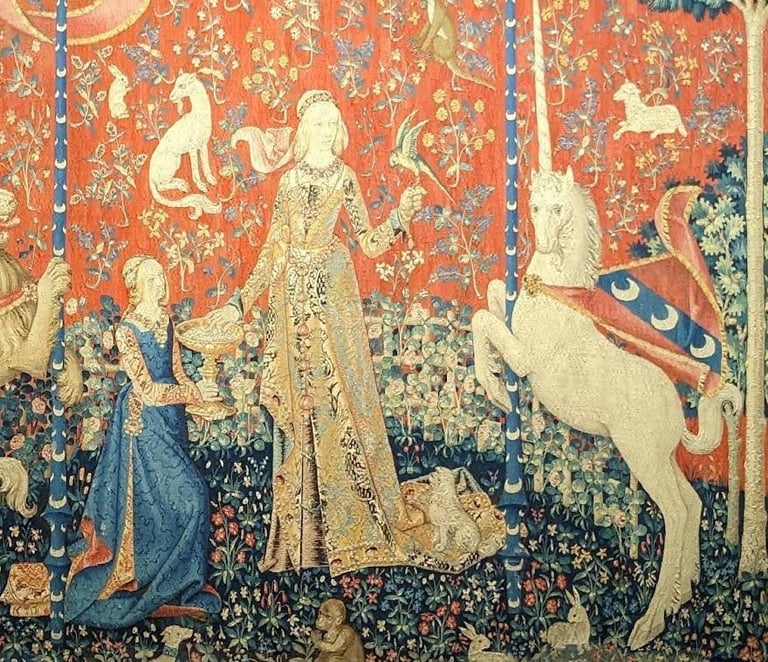 Tapisserie de La Dame à la Licorne. Goût