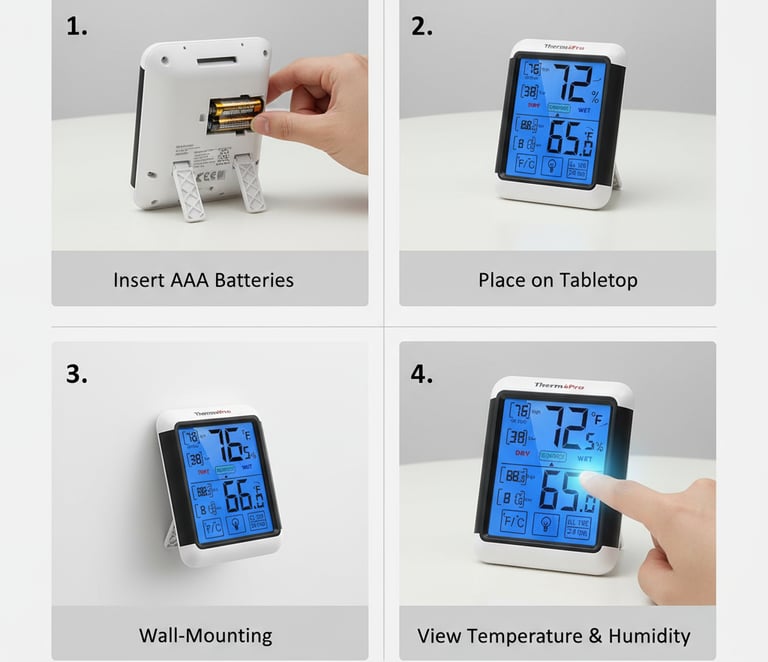 Thermo Hygro Meter TP55