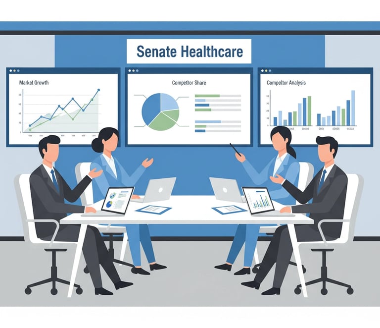 Home health nurse using advanced monitoring equipment during patient visit