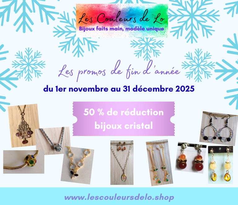 Bijoux Les Couleurs de Lo Les promos de fin d'année